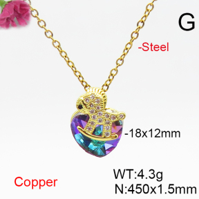Fashion Copper Necklace  F6N406513aakl-G030