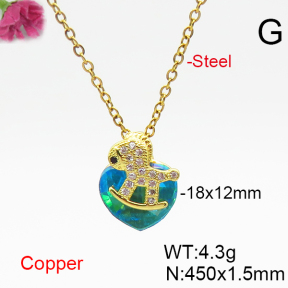 Fashion Copper Necklace  F6N406514aakl-G030