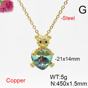 Fashion Copper Necklace  F6N406517aakl-G030