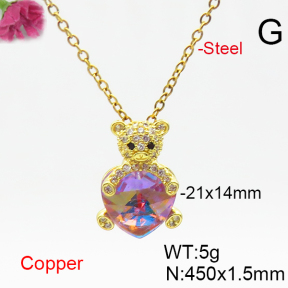 Fashion Copper Necklace  F6N406520aakl-G030