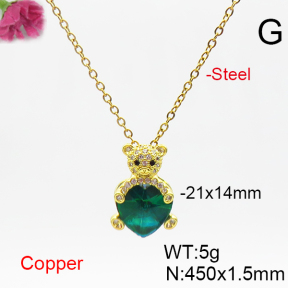 Fashion Copper Necklace  F6N406524aakl-G030