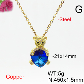 Fashion Copper Necklace  F6N406526aakl-G030