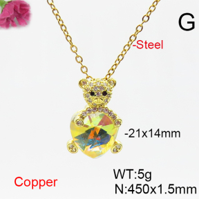 Fashion Copper Necklace  F6N406528aakl-G030