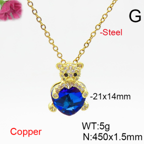 Fashion Copper Necklace  F6N406529aakl-G030
