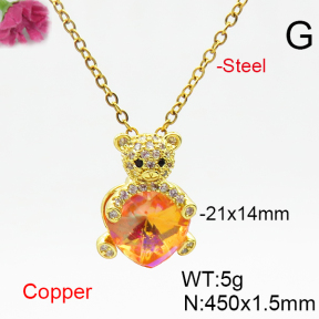 Fashion Copper Necklace  F6N406530aakl-G030