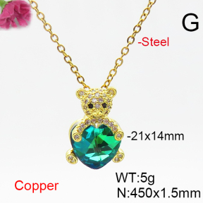Fashion Copper Necklace  F6N406531aakl-G030