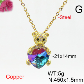 Fashion Copper Necklace  F6N406532aakl-G030