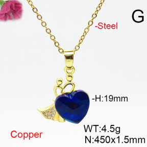 Fashion Copper Necklace  F6N406533aakl-G030