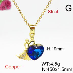 Fashion Copper Necklace  F6N406535aakl-G030