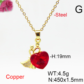 Fashion Copper Necklace  F6N406538aakl-G030