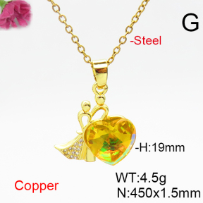 Fashion Copper Necklace  F6N406540aakl-G030