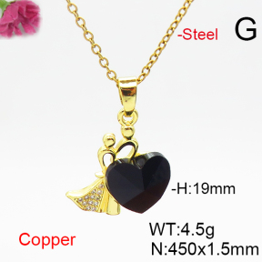 Fashion Copper Necklace  F6N406544aakl-G030