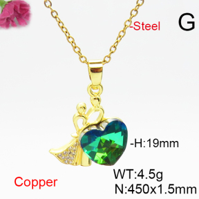 Fashion Copper Necklace  F6N406546aakl-G030