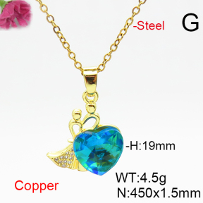 Fashion Copper Necklace  F6N406549aakl-G030