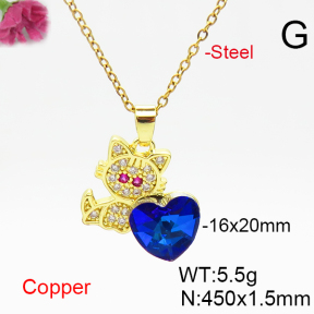 Fashion Copper Necklace  F6N406555aakl-G030