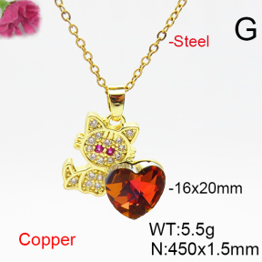 Fashion Copper Necklace  F6N406556aakl-G030