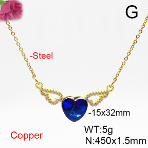 Fashion Copper Necklace  F6N406567aakl-G030