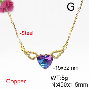 Fashion Copper Necklace  F6N406569aakl-G030