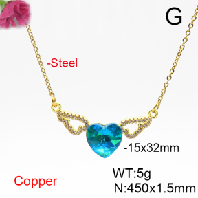 Fashion Copper Necklace  F6N406574aakl-G030