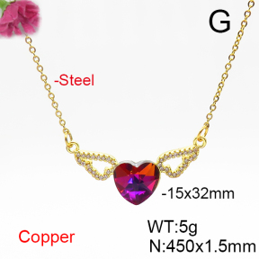 Fashion Copper Necklace  F6N406575aakl-G030