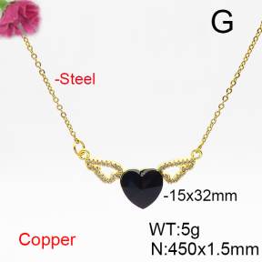 Fashion Copper Necklace  F6N406576aakl-G030