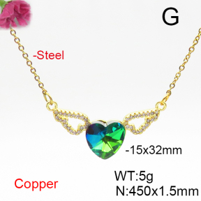 Fashion Copper Necklace  F6N406577aakl-G030