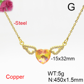 Fashion Copper Necklace  F6N406578aakl-G030