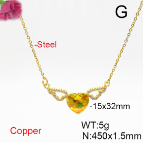 Fashion Copper Necklace  F6N406580aakl-G030