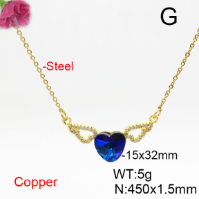 Fashion Copper Necklace  F6N406582aakl-G030