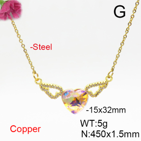 Fashion Copper Necklace  F6N406583aakl-G030