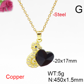Fashion Copper Necklace  F6N406585aakl-G030