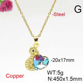 Fashion Copper Necklace  F6N406588aakl-G030