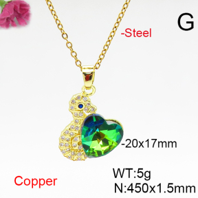 Fashion Copper Necklace  F6N406590aakl-G030