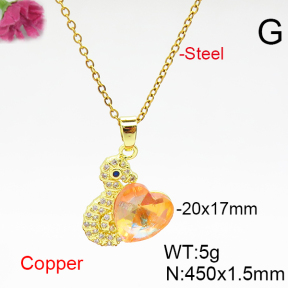 Fashion Copper Necklace  F6N406591aakl-G030