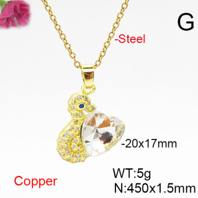 Fashion Copper Necklace  F6N406594aakl-G030