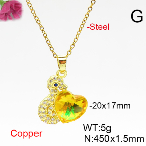 Fashion Copper Necklace  F6N406595aakl-G030
