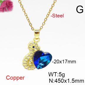 Fashion Copper Necklace  F6N406596aakl-G030