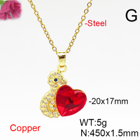 Fashion Copper Necklace  F6N406600aakl-G030