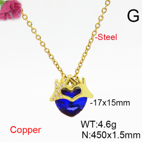 Fashion Copper Necklace  F6N406602aakl-G030