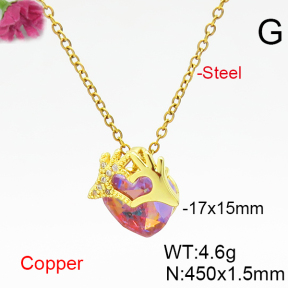 Fashion Copper Necklace  F6N406603aakl-G030