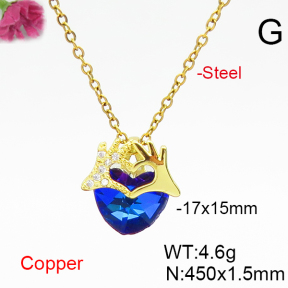Fashion Copper Necklace  F6N406604aakl-G030
