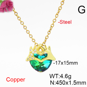 Fashion Copper Necklace  F6N406605aakl-G030