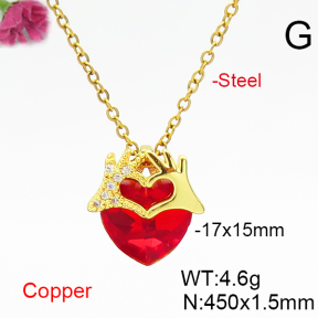 Fashion Copper Necklace  F6N406606aakl-G030