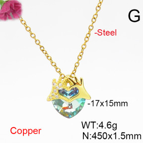 Fashion Copper Necklace  F6N406608aakl-G030