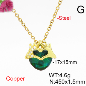 Fashion Copper Necklace  F6N406609aakl-G030