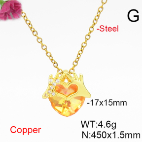 Fashion Copper Necklace  F6N406611aakl-G030