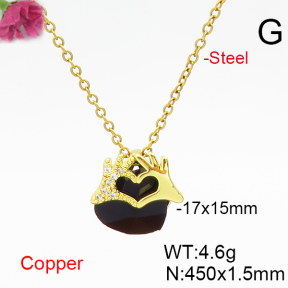 Fashion Copper Necklace  F6N406612aakl-G030