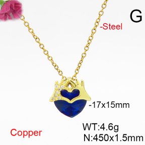 Fashion Copper Necklace  F6N406614aakl-G030