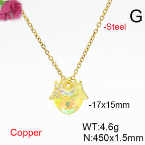 Fashion Copper Necklace  F6N406615aakl-G030