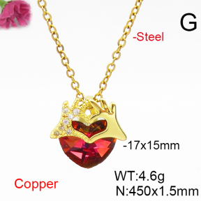 Fashion Copper Necklace  F6N406616aakl-G030